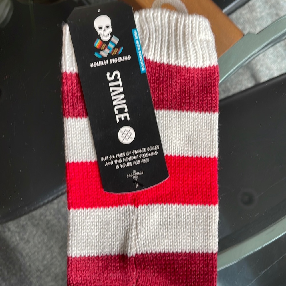 Stance Holiday Stocking ❤️🤍🖤 - Picture 2 of 4